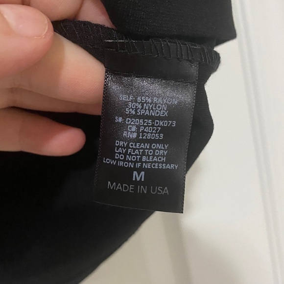 Black Skirt with Flower Embroidery - Picture 7 of 9